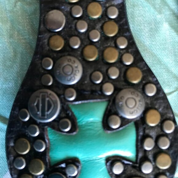 Harley Davidson Belt and Bracelet/Turqoise Cross main image 5